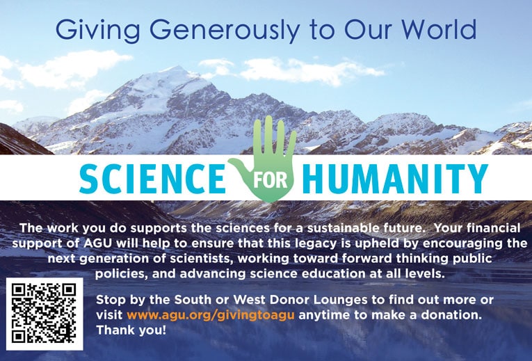 Handsome mountains and sky enhance a sustainable science campaign for corporate branding and marketing.