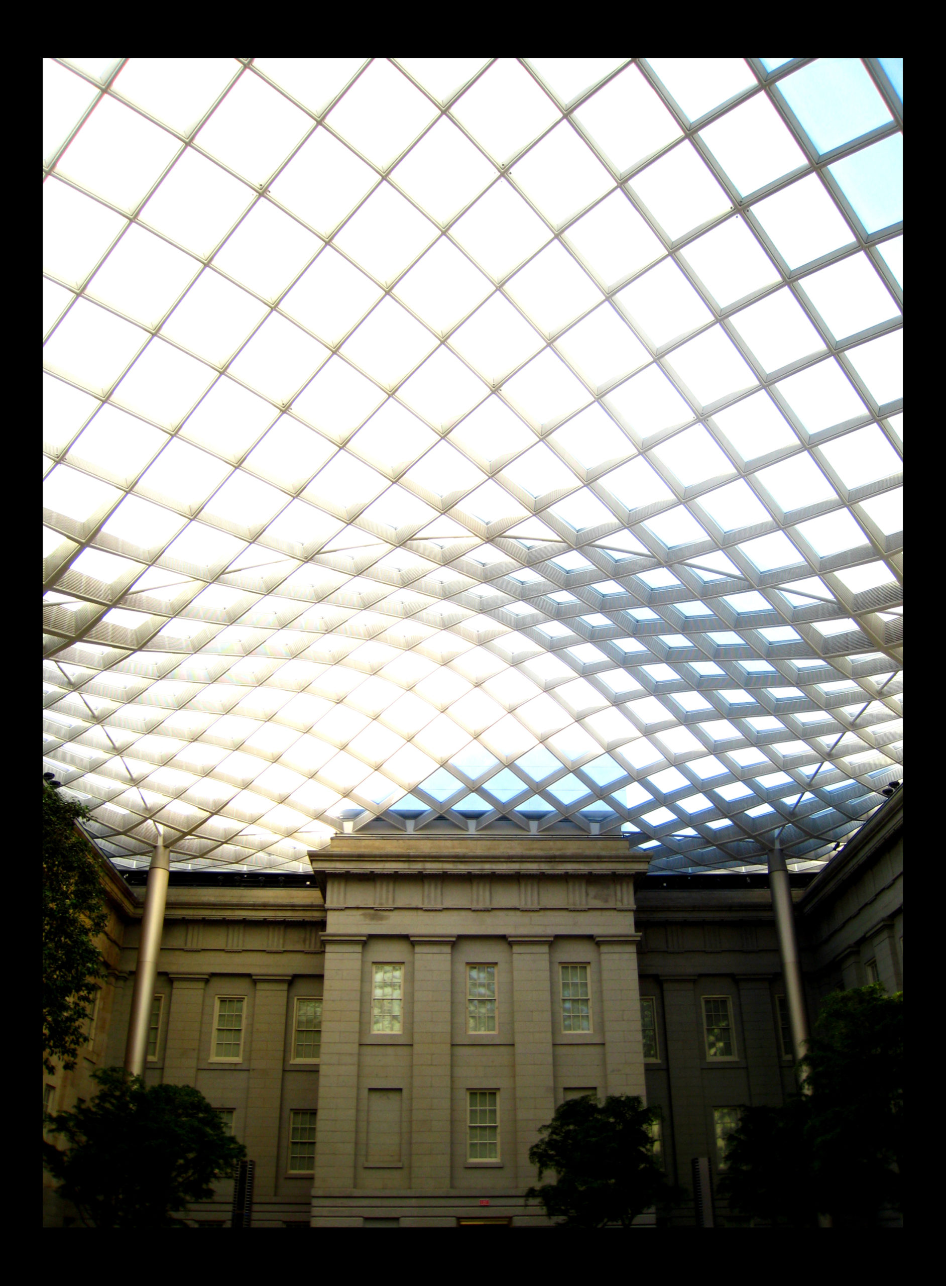 Restored Courtyard of the former US Patent Office, Washington D.C., January 2008