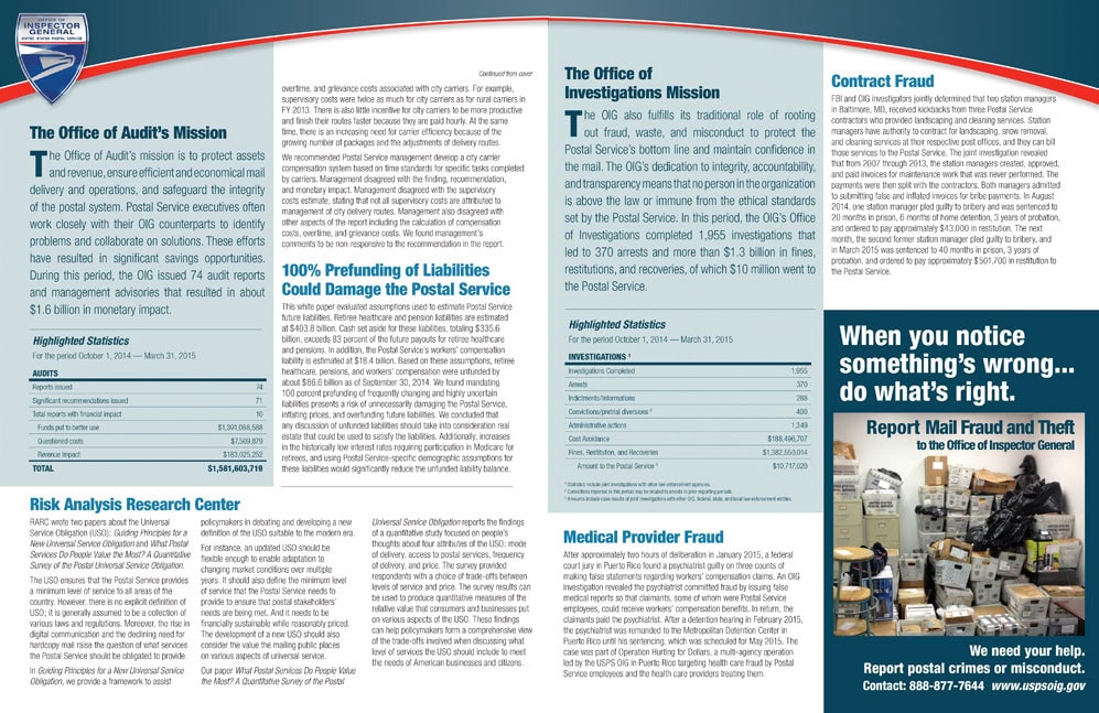 Providing prompt, accurate, and comprehensive legal investigations to combat postal service fraud and protect public interests.