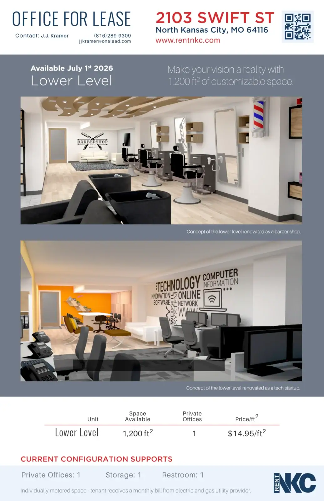 Modern office space with workstations, chairs, and decor in a professional setting.