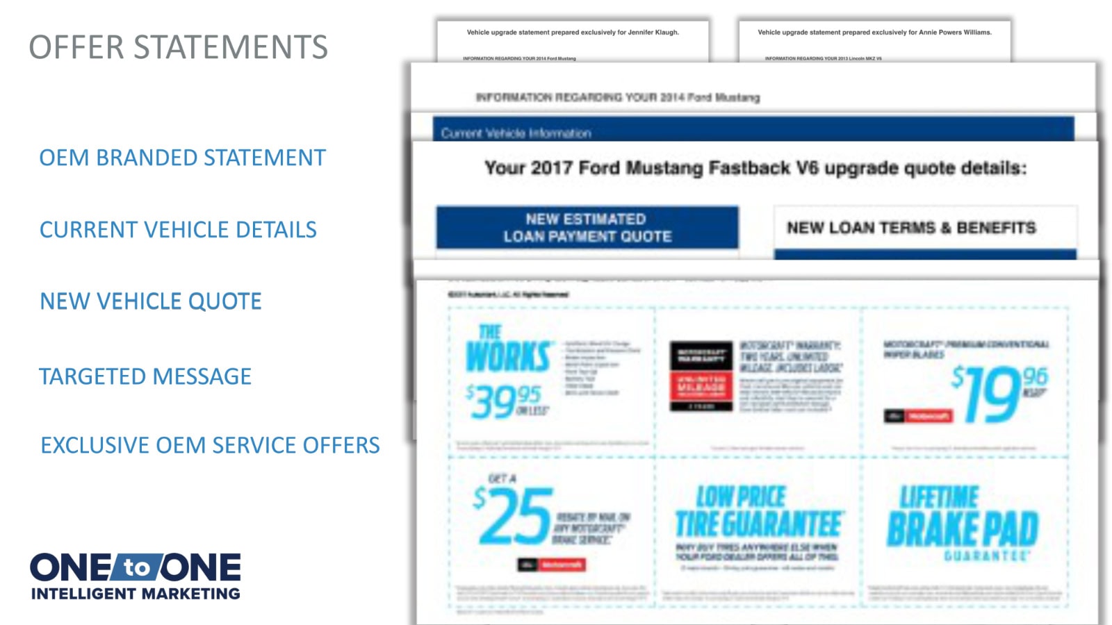 Ford Mustang Fastback V6 upgrade quote document with pricing and offers.