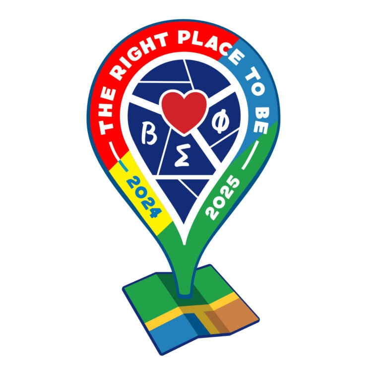1. Colorful badge design emphasizing brand identity for marketing campaigns and visual strategy.