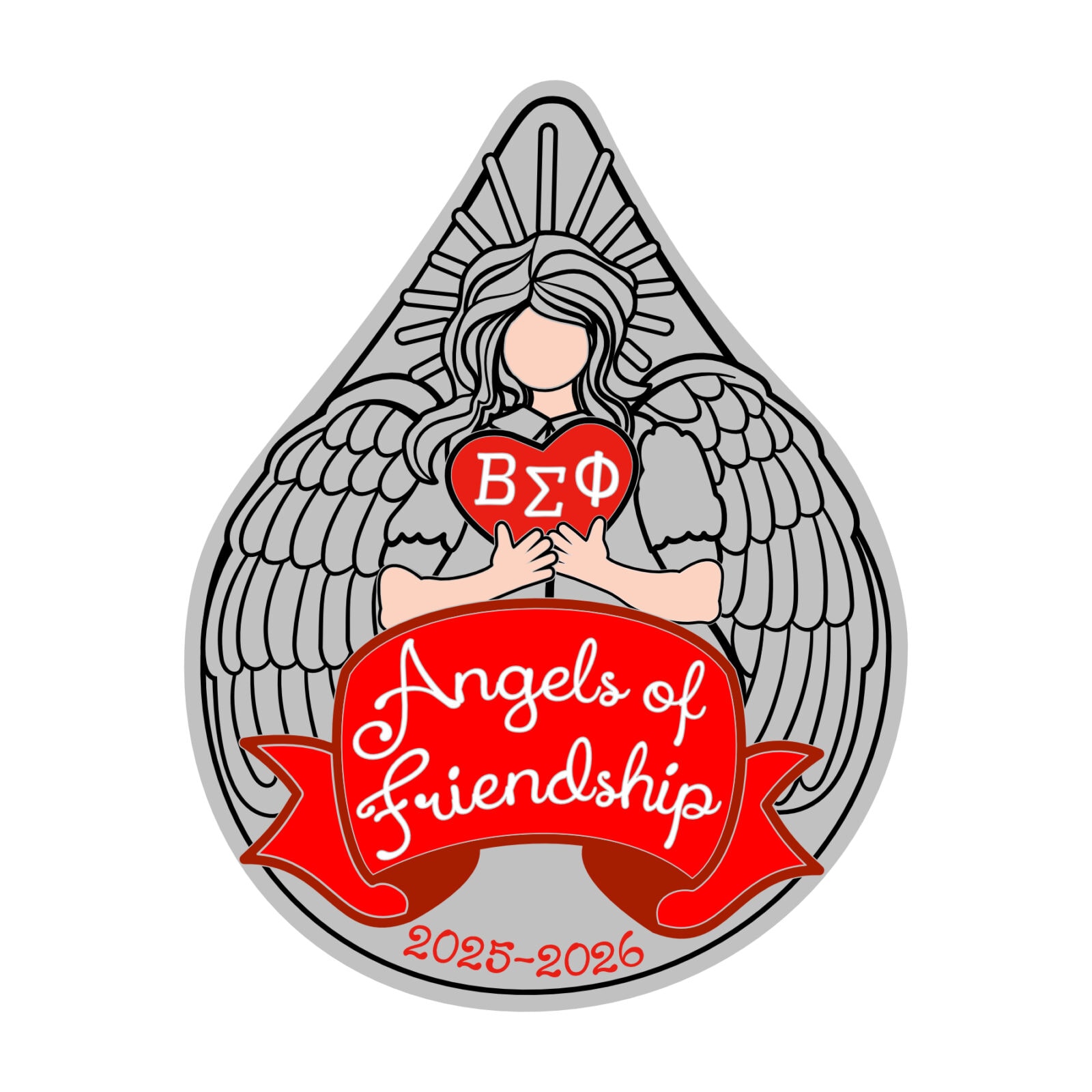 Annual theme mark for a social organization, created for year-long use across print, merchandise, and digital assets.