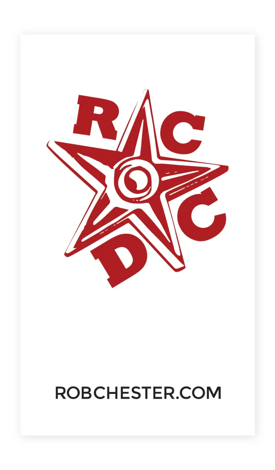 RACDC logo with a red star and bold lettering, featuring a website URL at the bottom.
