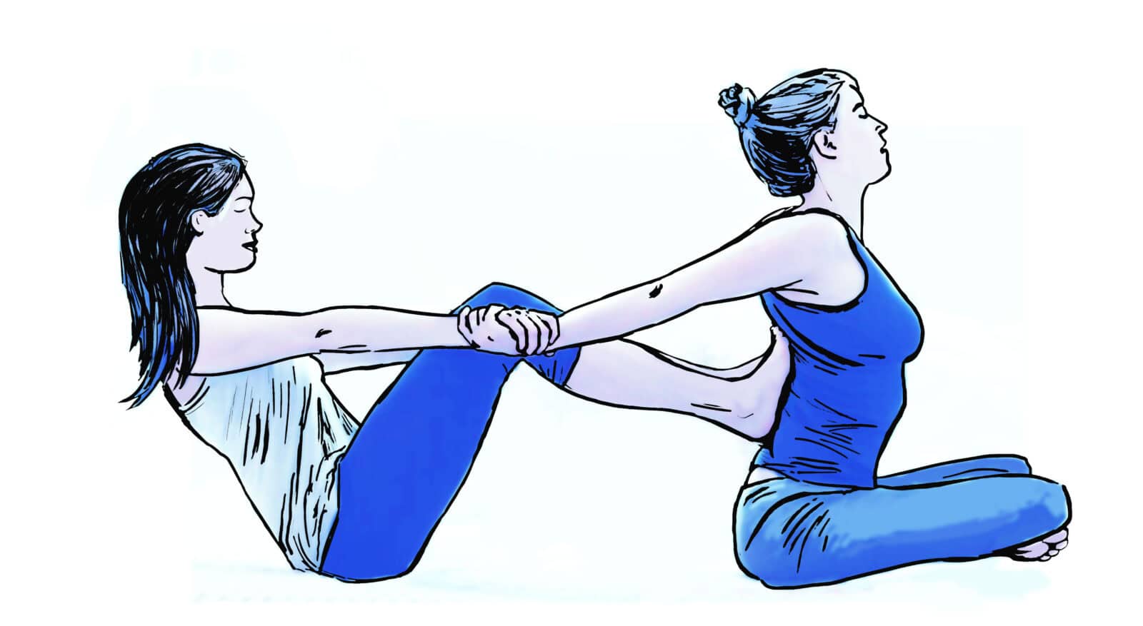 Balanced teamwork in corporate graphic design and visual branding strategy.