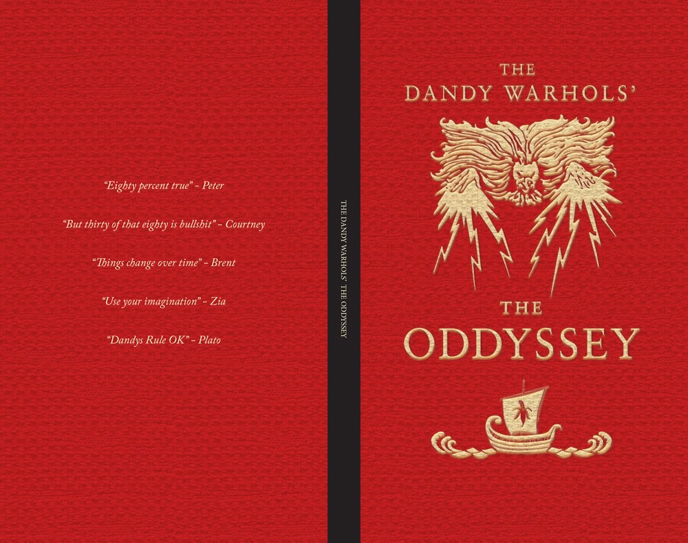 Bold red book cover featuring gold foil typography and graphic design, highlighting branding and marketing strategy.
