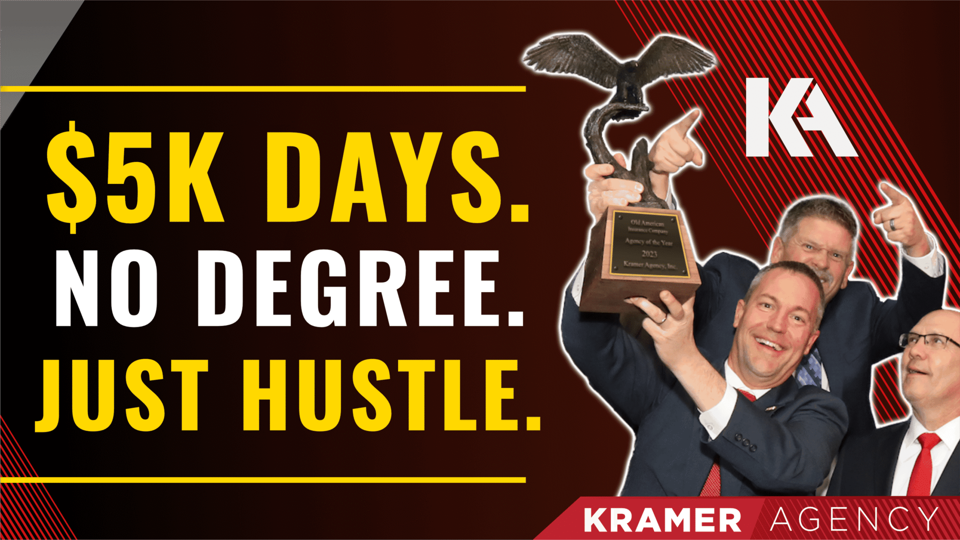 $5K daily earnings with no degree achieved through dedicated hustle and strategic effort.